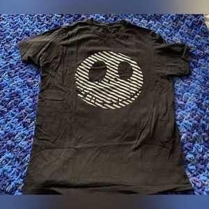 Jack Skellington Striped Face Graphic Tee | Unisex size MD